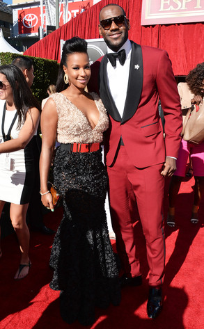 LeBron James, Savannah Brinson, ESPY Awards LeBron James, Savannah Brinson, ESPY Awards